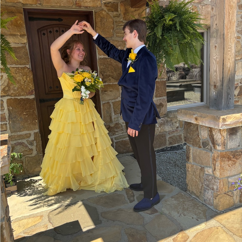 Sherri Hill Strapless Prom Gown - Picture 4 of 5